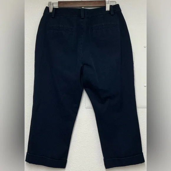 Lauren Ralph Lauren Women Blue Cropped Ankle Pants - Picture 2 of 6